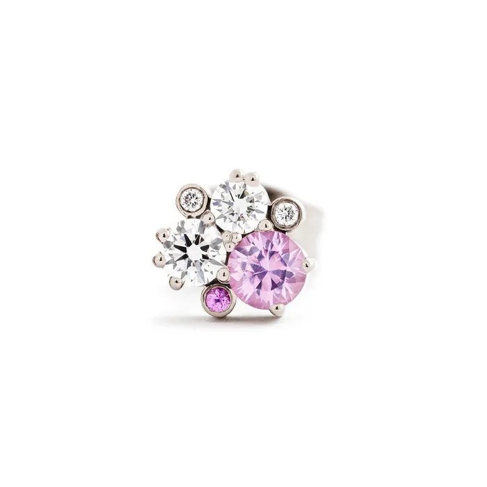 Keto Meadow earrings Spring Pink 24 Design Jussi Louesalmi Earrings