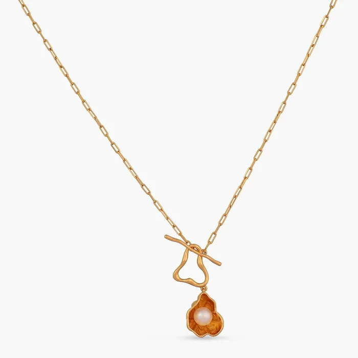Kiva Double Motif Silver Pendant Necklace SILVER Necklaces