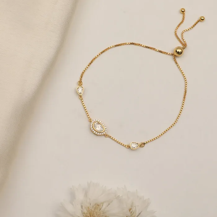 Luna Moissanite Silver Bracelet SILVER Bracelets