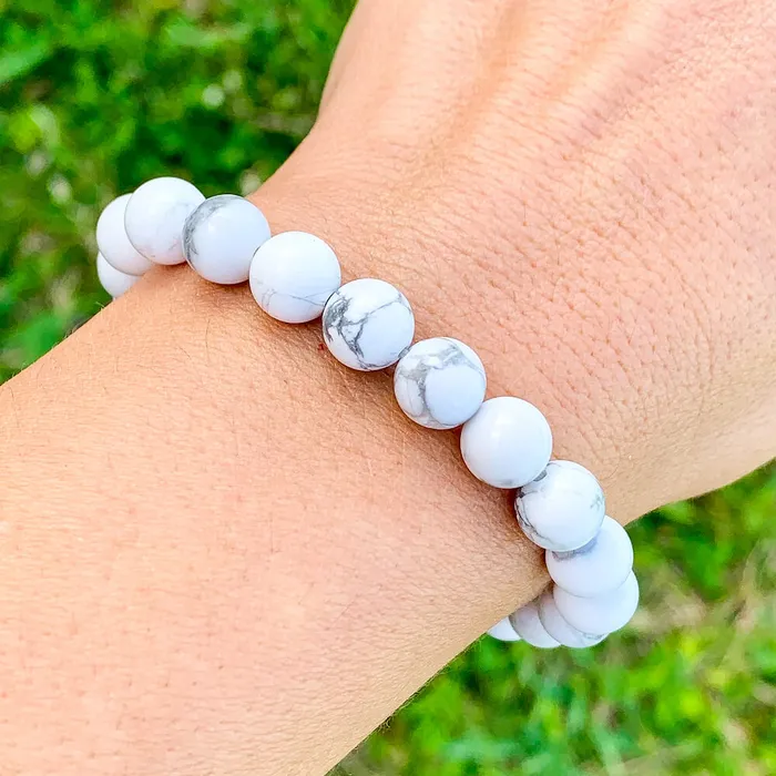 Magic Crystals Bracelets White Howlite Bead Bracelet