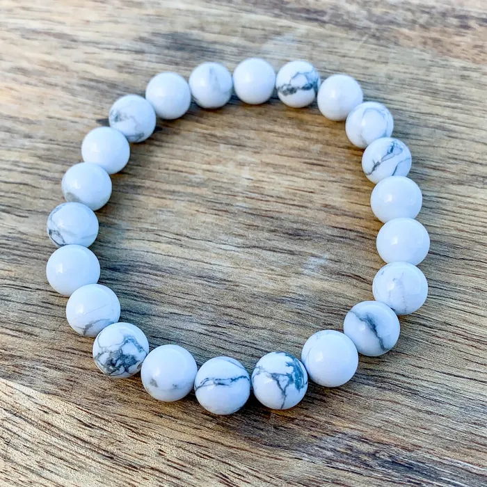Magic Crystals Bracelets White Howlite Bead Bracelet