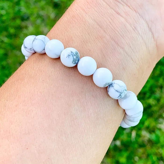 Magic Crystals Bracelets White Howlite Bead Bracelet