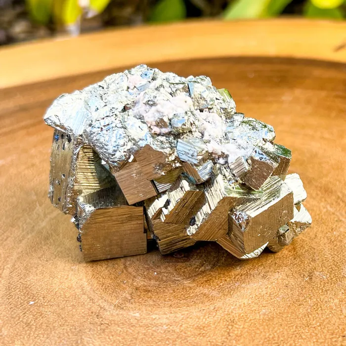 Magic Crystals Charm Necklaces Pyrite Cube Cluster From Peru