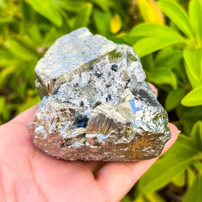 Magic Crystals Charm Necklaces Pyrite Cube Cluster From Peru