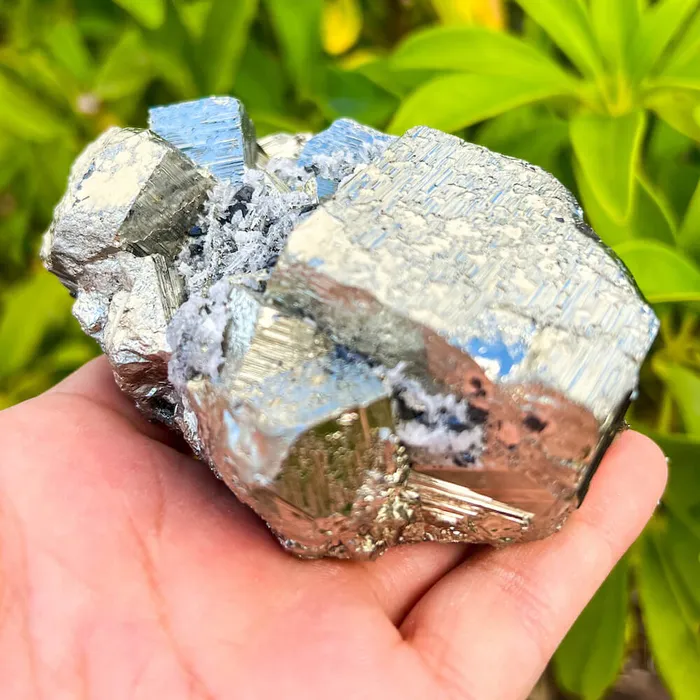 Magic Crystals Charm Necklaces Pyrite Cube Cluster From Peru