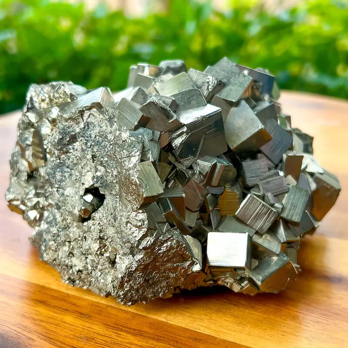 Magic Crystals Charm Necklaces Pyrite Cube Cluster From Peru