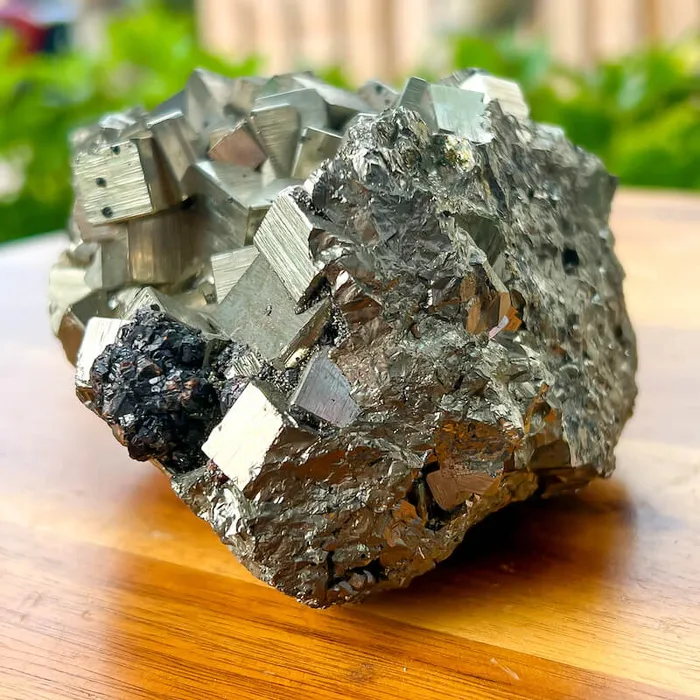 Magic Crystals Charm Necklaces Pyrite Cube Cluster From Peru