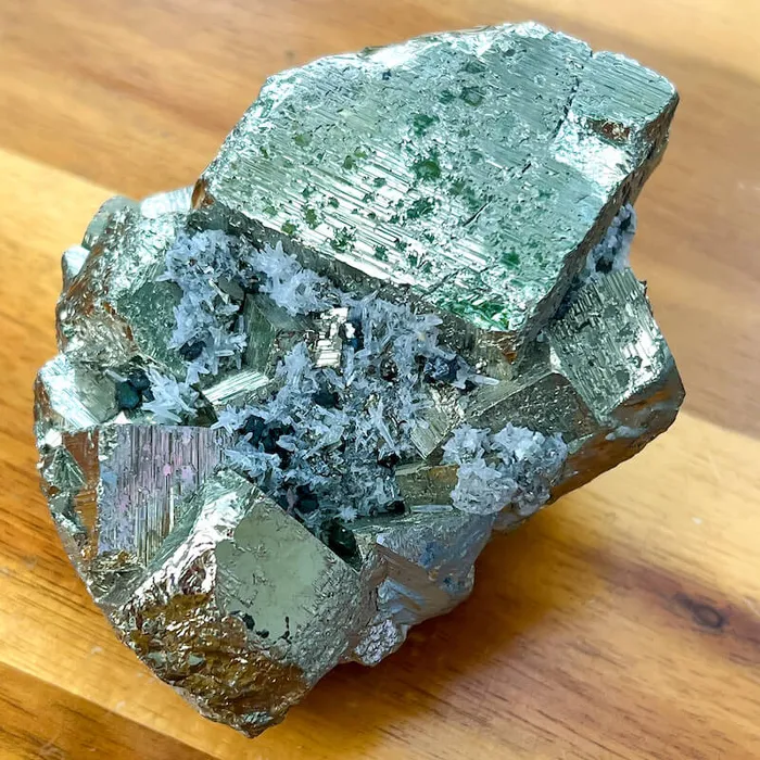 Magic Crystals Charm Necklaces Pyrite Cube Cluster From Peru