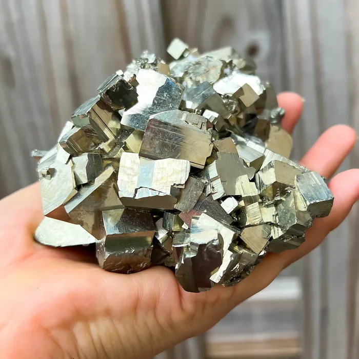 Magic Crystals Charm Necklaces Pyrite Cube Cluster From Peru