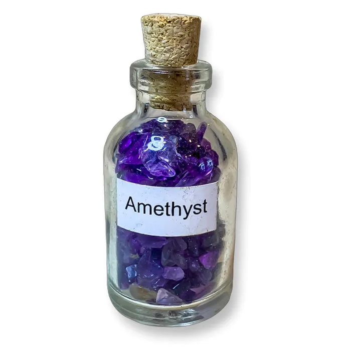 Magic Crystals Necklaces Birthstone Wishing Bottles