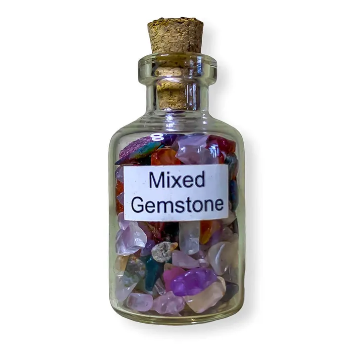 Magic Crystals Necklaces Birthstone Wishing Bottles