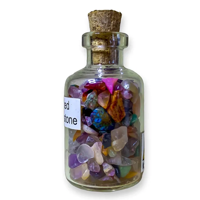 Magic Crystals Necklaces Birthstone Wishing Bottles