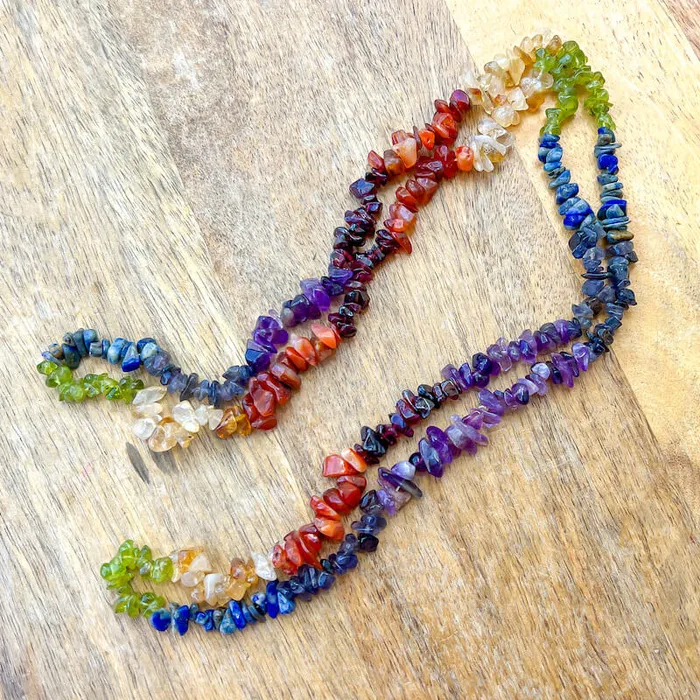 Magic Crystals Necklaces Raw Chip Necklace 32 in