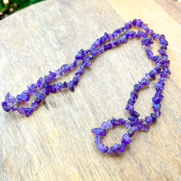 Magic Crystals Necklaces Raw Chip Necklace 32 in