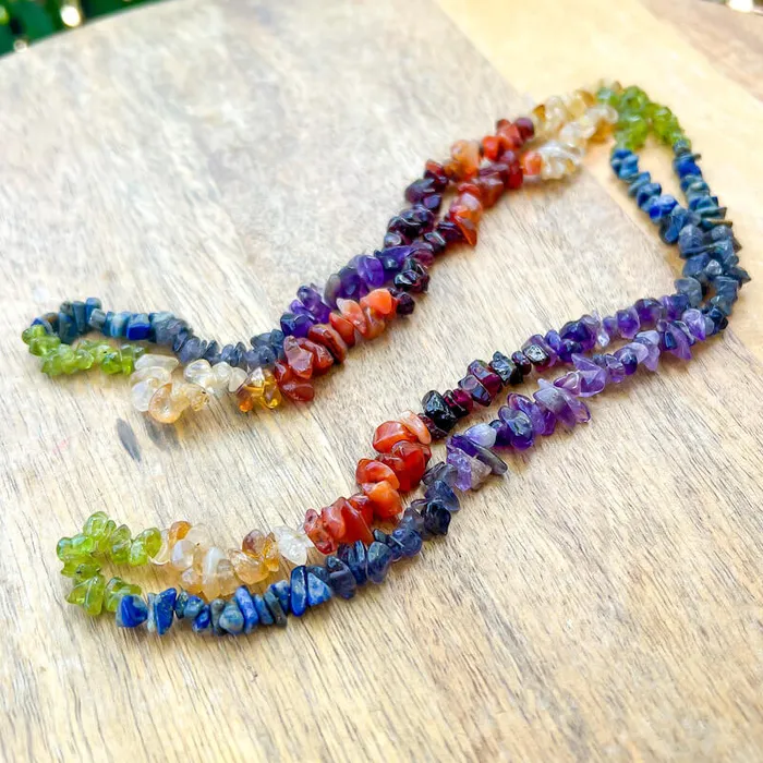 Magic Crystals Necklaces Raw Chip Necklace 32 in