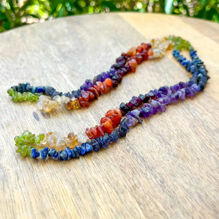 Magic Crystals Necklaces Raw Chip Necklace 32 in
