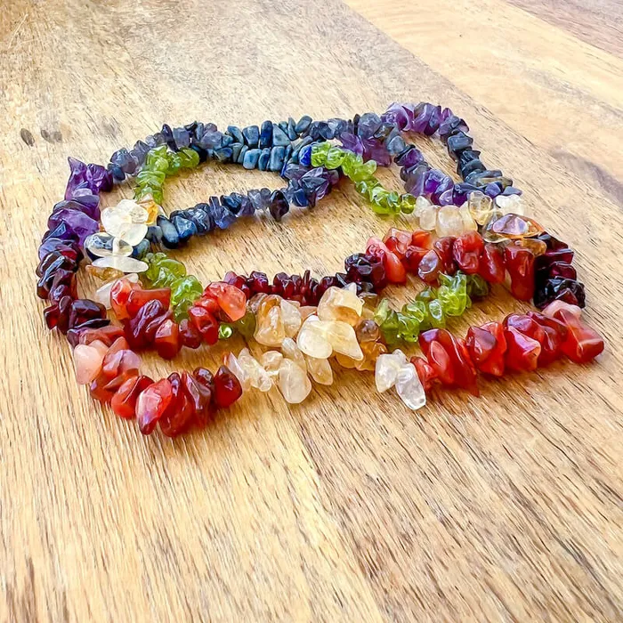 Magic Crystals Necklaces Raw Chip Necklace 32 in