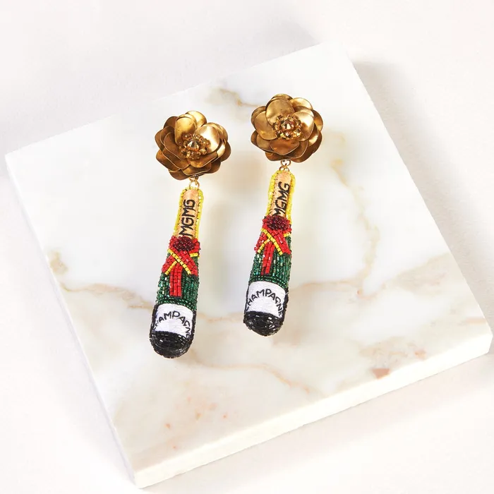 Mignonne Gavigan Earrings Champagne Earrings