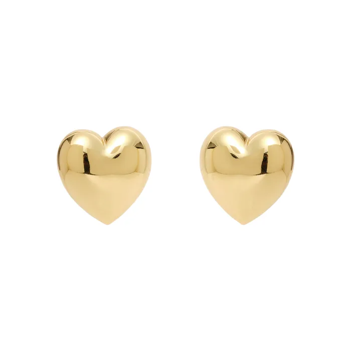 Mignonne Gavigan Heart Studs Gold Necklaces