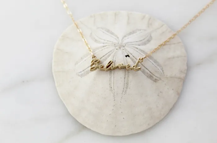 Necklaces Beloved Necklace TheLittleCatholic