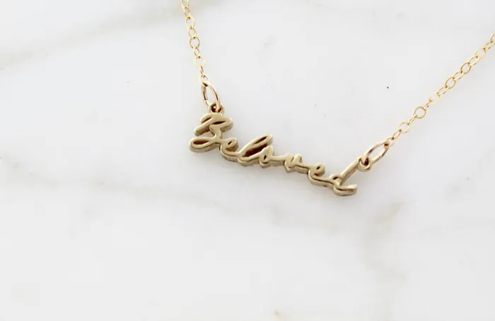 Necklaces Beloved Necklace TheLittleCatholic