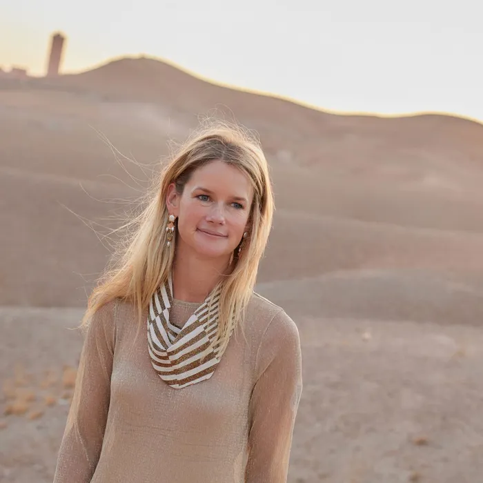 Necklaces Darra Scarf Necklace Neutral Mignonne Gavigan