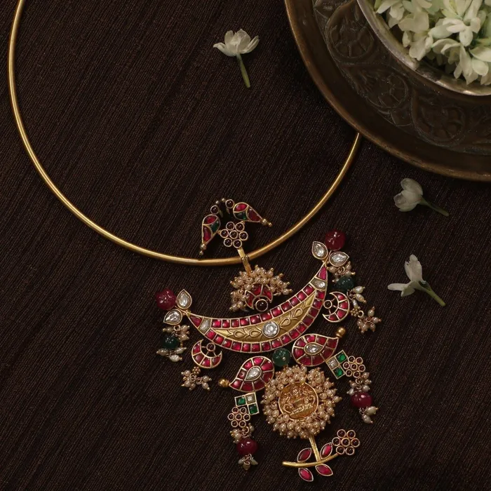 Necklaces Kuhu Contemporary Hasli Silver Necklace SILVER