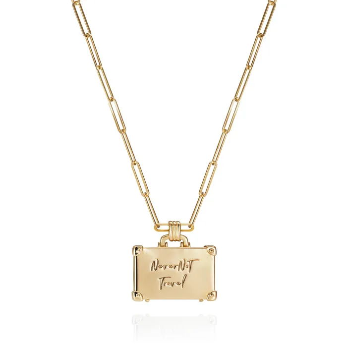 Necklaces NeverNot Diamond Weekend Trip Pendant Necklace