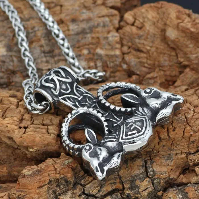 Necklaces Thor Hammer Necklace Legendary Rams Valhalla Vikings