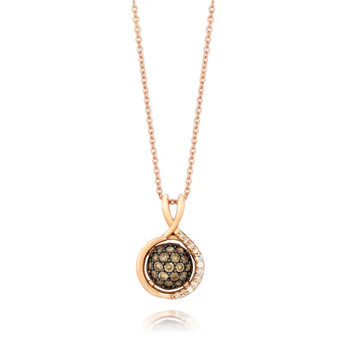 PreStyled Sets International Diamond Center Le Vian Chocolate by Petite Le Vian Strawberry Gold Pendant PreStyled Sets International Diamond Center Le Vian Chocolate by Petite Le Vian Strawberry Gold Pendant