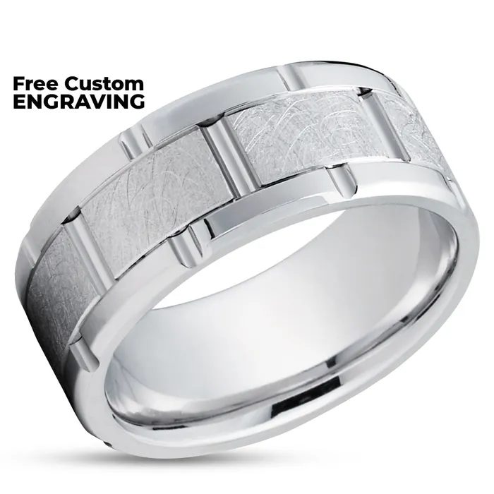 Rings Clean Casting Jewelry Mans Wedding Ring White Gold Ring 14k White Gold Wedding Ring Engagement Ring