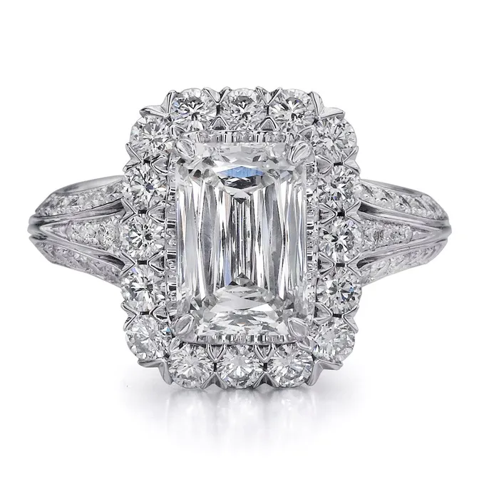 Rings International Diamond Center Christopher Designs Crisscut Engagement Ring Setting 098 CTW Rings International Diamond Center Christopher Designs Crisscut Engagement Ring Setting 098 CTW