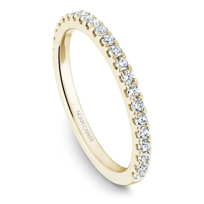 Rings International Diamond Center Noam Carver White Gold Diamond Engagement Ring Setting 031 CTW