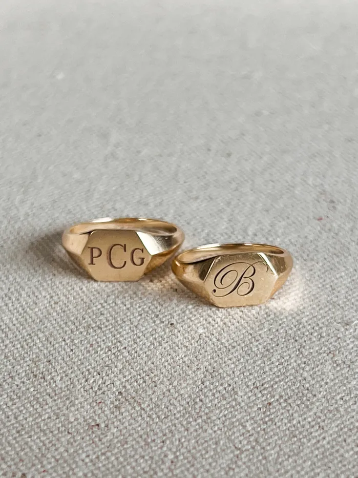 Rings Natalie Borton 14k Fine James Signet Ring