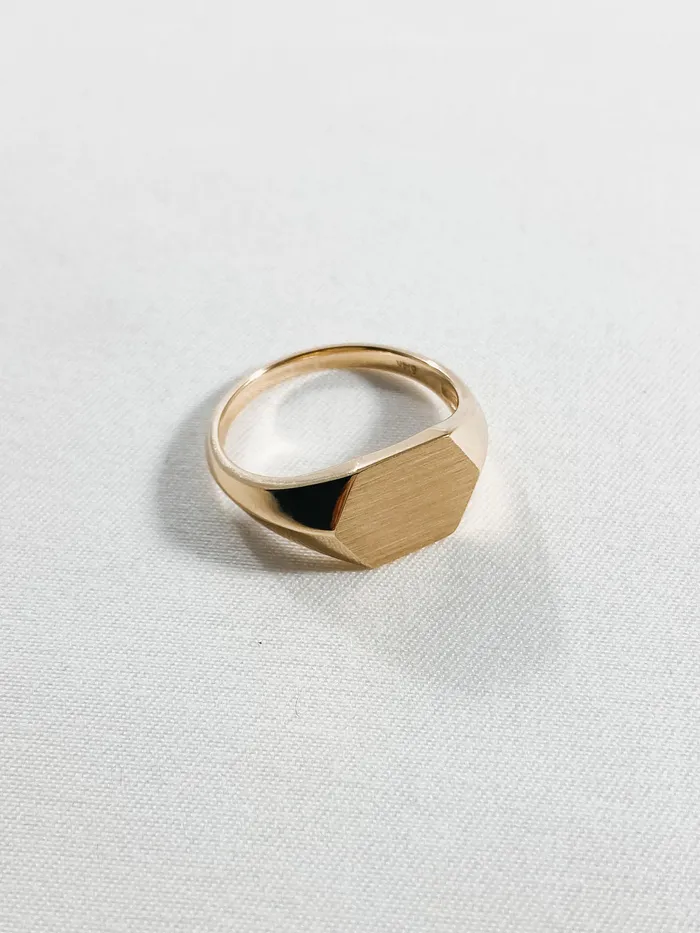Rings Natalie Borton 14k Fine James Signet Ring