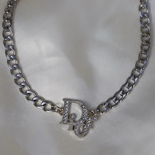 Rings Reluxe Vintage Silver Pave Dior Choker