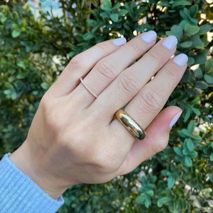 Rings SG Fine Domed Gold Ring