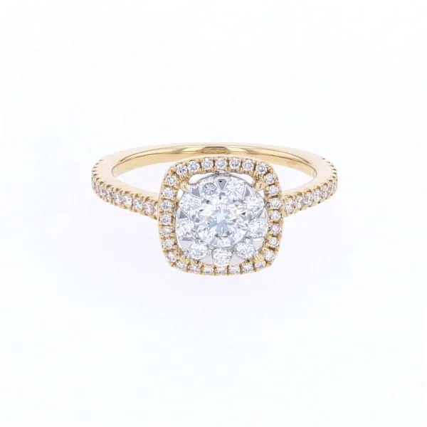 Rings Shop IDC estore Halo Illusion Complete Engagement Ring 083CTW