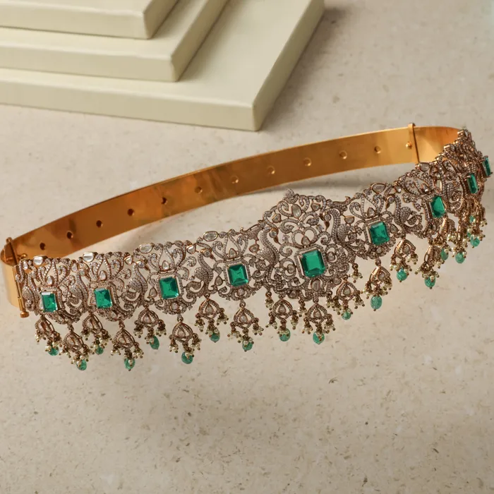 Rings SILVER Rasika Moissanite Silver Waist Band