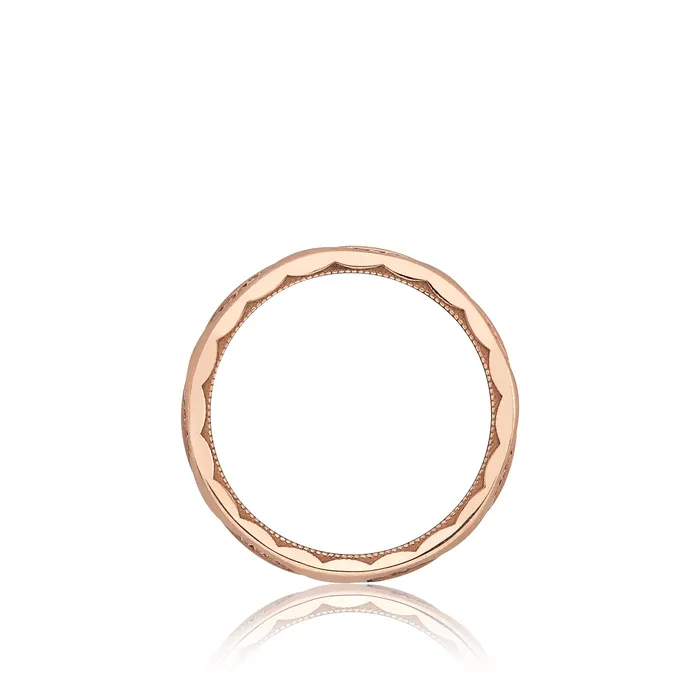 Rings Tacori 18k Rose Gold Sculpted Crescent Diamond Wedding Band 025 CTW International Diamond Center Rings Tacori 18k Rose Gold Sculpted Crescent Diamond Wedding Band 025 CTW International Diamond Center