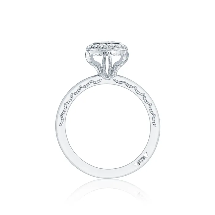 Rings Tacori 18k White Gold Starlit Princess Diamond Engagement Ring Setting 015 CTW International Diamond Center Rings Tacori 18k White Gold Starlit Princess Diamond Engagement Ring Setting 015 CTW International Diamond Center