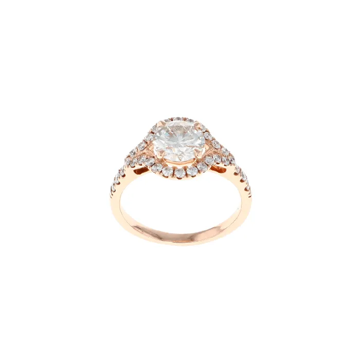 Round Halo Complete Engagement Ring 144CTW Shop IDC estore Rings