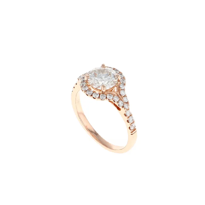 Round Halo Complete Engagement Ring 144CTW Shop IDC estore Rings