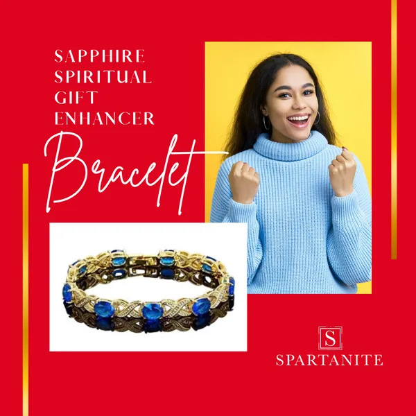 Sapphire Spiritual Gift Enhancer Bracelet Shop Thespartanite Bracelets