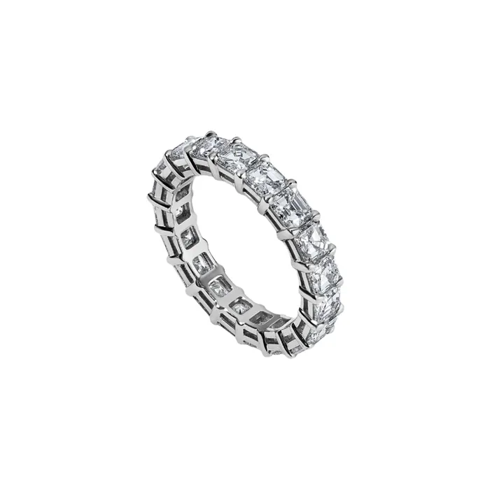 SG Fine Rings Asscher Cut Eternity Band 412ct