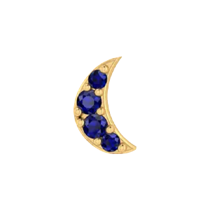 SG Fine Slider Moon Charm Charm Necklaces