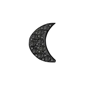 SG Fine Slider Moon Charm Charm Necklaces
