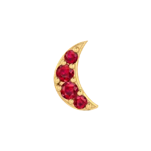SG Fine Slider Moon Charm Charm Necklaces