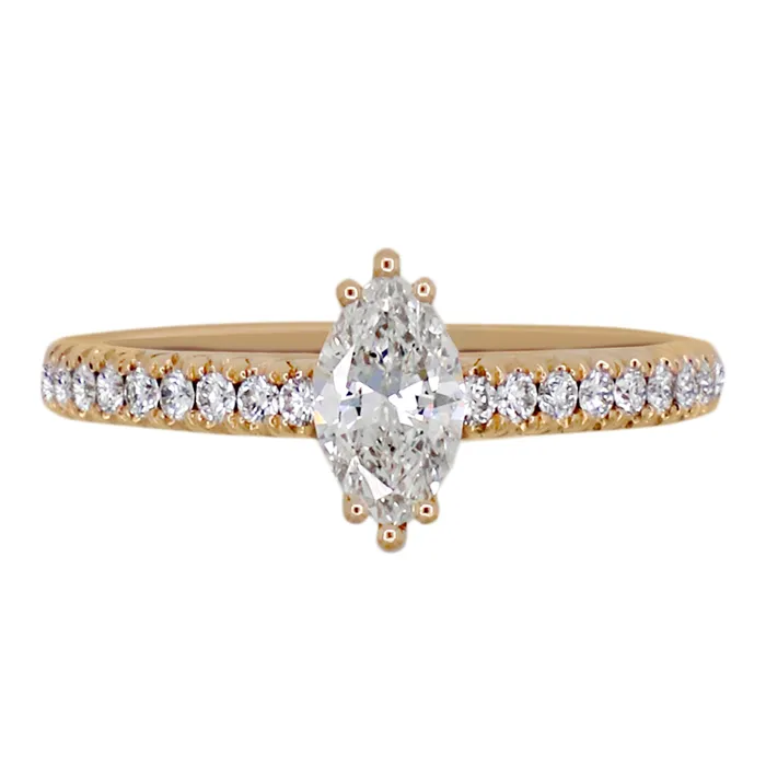 Shop IDC estore Rings Complete Marquise Engagement Ring