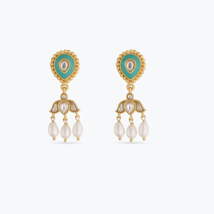 SILVER Kritika Gold Plated Silver Earrings Earrings